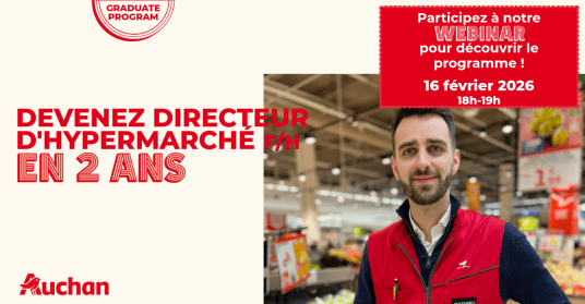 Webinaire : Devenez directeur d'hypermarché