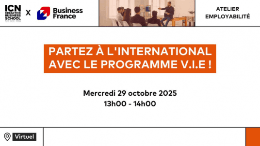 [Atelier employabilité] : Partez à l'international avec le programme V.I.E !
